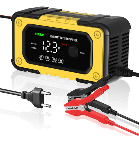 Cargador De Batería De 12 V/6 A Pulse, Carga Automática Del