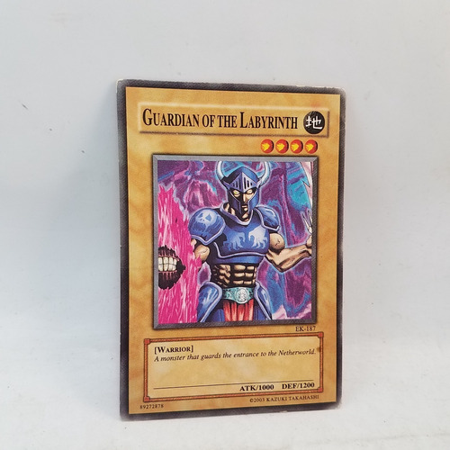 Carta Yu Gi Oh Guardian Of The Labyrinth Ek-187 2003