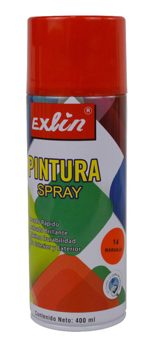 Pack 12 Pintura Spray Acrílica Brillante Aerosol 400ml