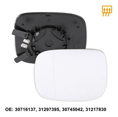 Luna Espejo Izquierdo Para Volvo Xc70 2008-2016 Xc90 07-14