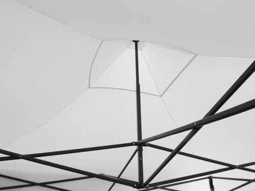 Toldo Carpa 2x2reforzado Plegable Lona Impermeable Dasel Color Blanco