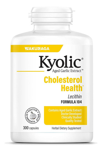 Kyolic Fórmula 104 Extracto De Ajo Colesterol Made In Usa Sabor Sin sabor