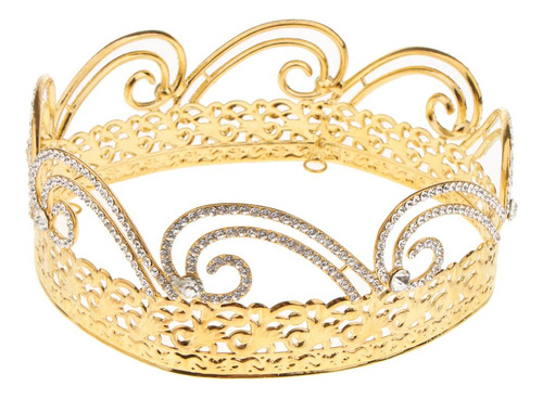 Tiara Coronas Nupcial Mujeres Niñas Hairband Partido Oro