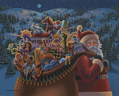  puzzle Entrega De Navidad 500 pc Por Dowdle Folk Art