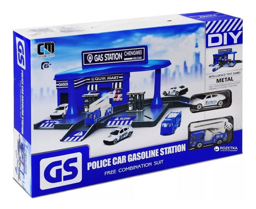 Estacion De Servicio Gasolina Policia Gs Diy Oficial 