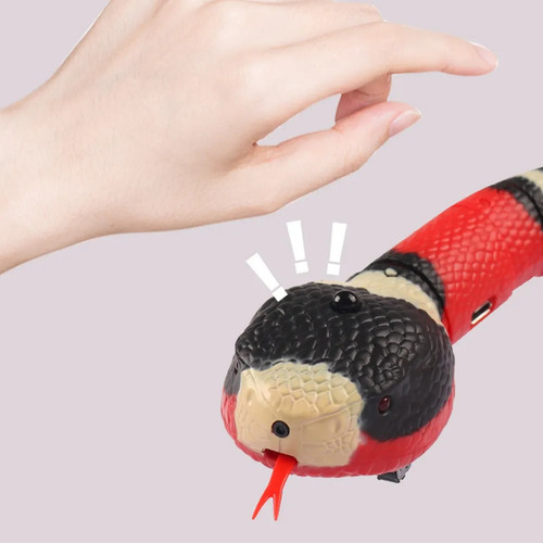 Brinquedos Interativos Para Pet Cobrinha Usb Pet Gato Cão Cor