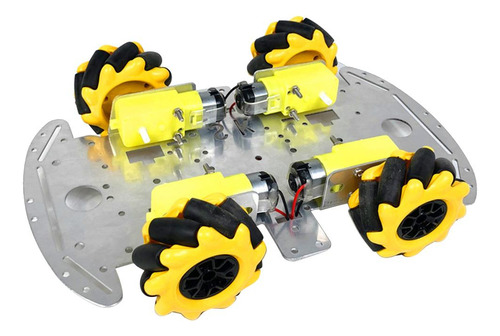 4wd Cuatro Ruedas Motrices De Metal Robot Inteligente Chasis