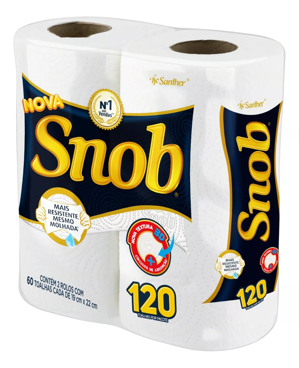 Segunda imagem para pesquisa de papel toalha snob