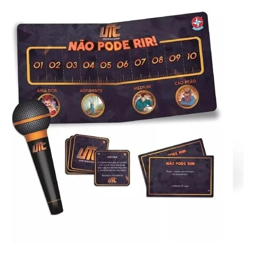 Jogo Utc Não Pode Rir 2 Estrela - Piadas, Tabuleiro, Peões