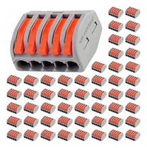 Comprar 10 Conectores Emenda Derivação 0,5 A 4mm² 5 Pólos 32a Cinza