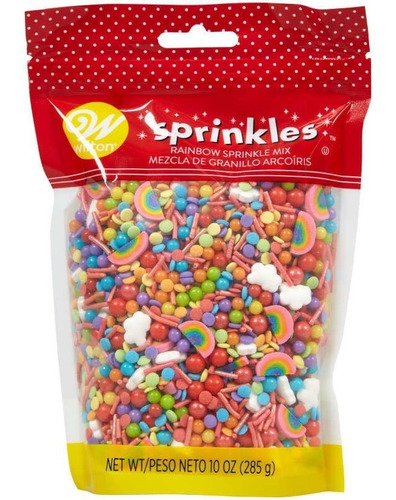 Grageas (sprinkles) Reposteria Mix Arcoiris X285 G - Wilton