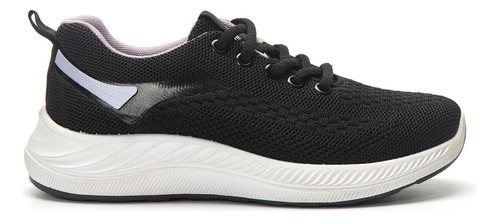 Zapatilla Deportiva Negra Y Lila Mujer Wake