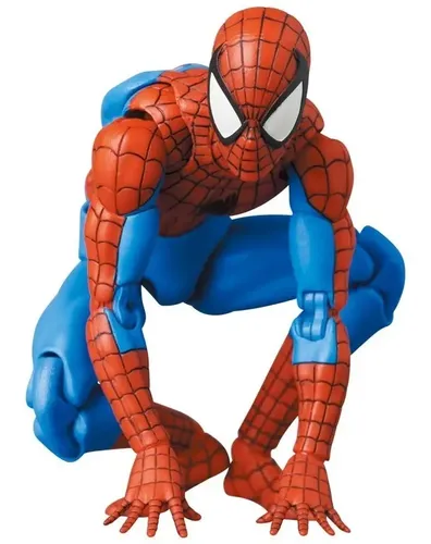 Boneco Spider-man Classic Mafex #185 Marvel Aranha Original