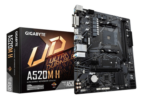 Placa Madre Gigabyte A520m-h Amd Am4