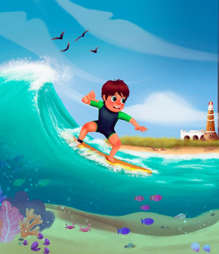 Mi Primera Guia De Surf, Libro Para Niños