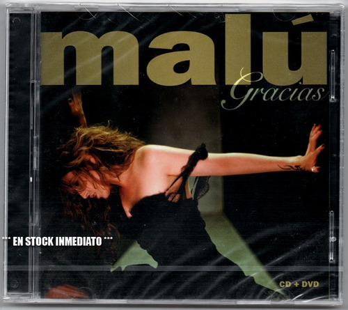Cd + Dvd *** Malú *** Gracias (2007) Original España Nuevo