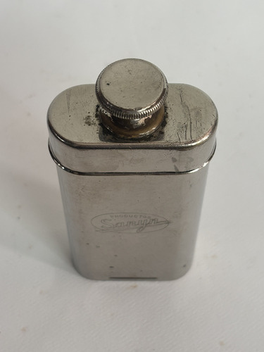 Antiguo Porta Jeringa Metálico Coleccionable (Usado)