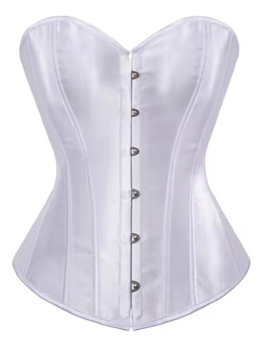 Corset Blanco Satinado
