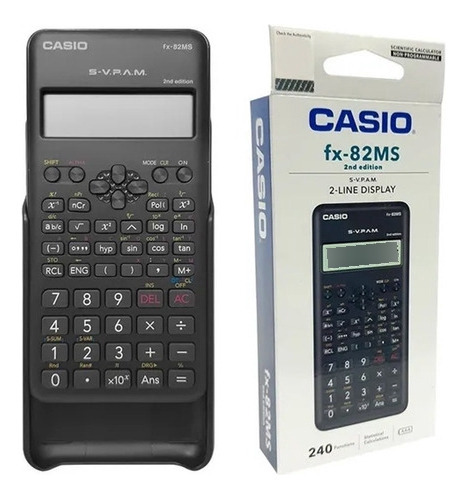 Calculadora Cientifica Casio Fx-82ms 2da Edicion Color Marro Marrón