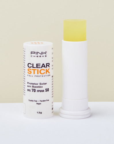 Imagem 2 de 2 de Protetor Solar Facil Clear Stick 12g Full Protection Fps70
