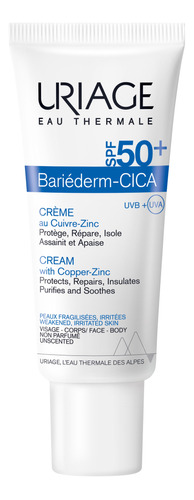 Bariéderm-cica Crema Reparadora Cu-zn Spf50+ 40ml Uriage