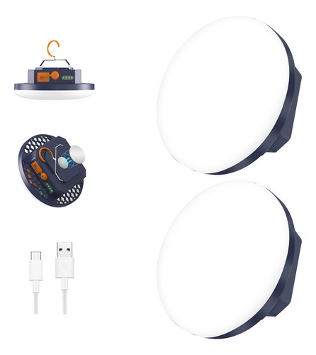 Luces Recargables Led Impermeables 3000 Lm Para Acampar