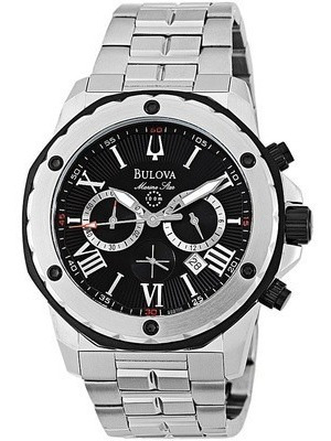 Relógio Luxo Bulova Marine Star 98b106 Importado Ac Trocas