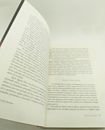 Livro Deus É Inocente, A Imprensa, Não - Carlos Dorneles (Usado)