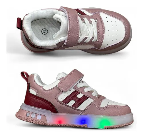 Zapatillas Con Luces Para Niño Y Niña