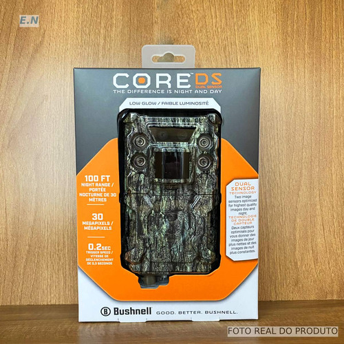 Câmera De Caça Trilha Bushnell Visão Noturna Full Hd 30mp Cor Camuflagem
