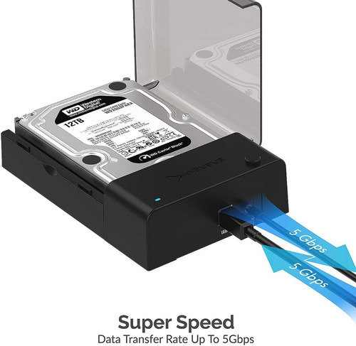 Imagen 5 de 9 de Docking Para Disco Rigido - Sabrent - 3.5 - Usb 3.0 Hdd/ssd