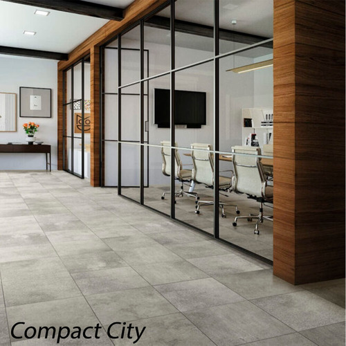 Imagen 6 de 9 de Porcelanatos De Piso Y Pared Ilva Compact Simil Cemento 60x60 1ra