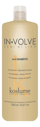  Shampoo Reparación Involve Semi Di Lino Kostume 1000 Ml