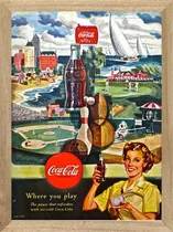 Comprar Coca Cola , Cuadro , Gaseosa , Bebida , Publicidad      X541