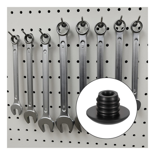 Ybeaty 120 Pcs Pegboard Barraks Peg Hook Stoppers Push Push