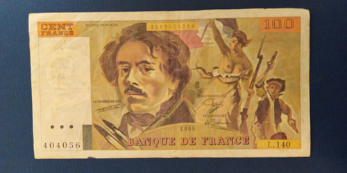 Billete 100 Francos 1989 Colección 