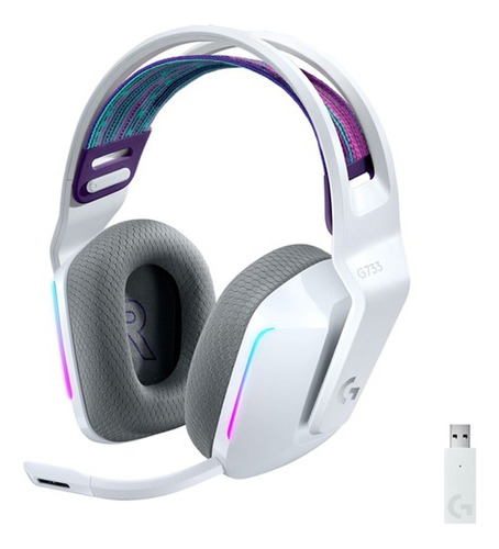 Audifonos Logitech G733 Lightspeed Rgb Inalámbrico Para Jueg