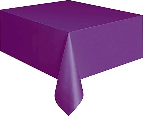 Púrpura Oscuro Mantel De Plástico 108 X 54