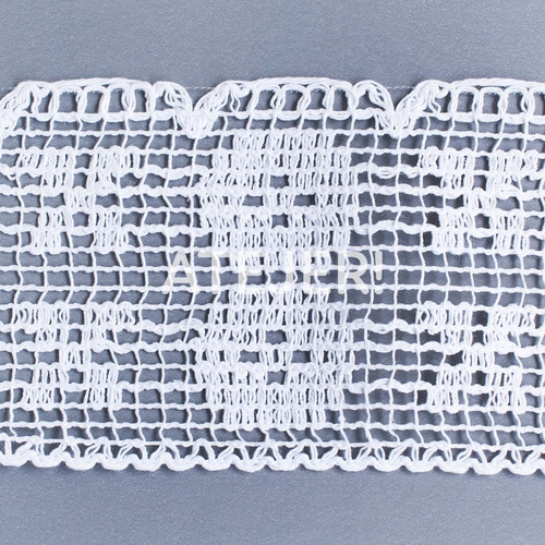 Imagen 5 de 6 de Puntilla Algodón Fb Art 823 De 95mm Por 10 Metros