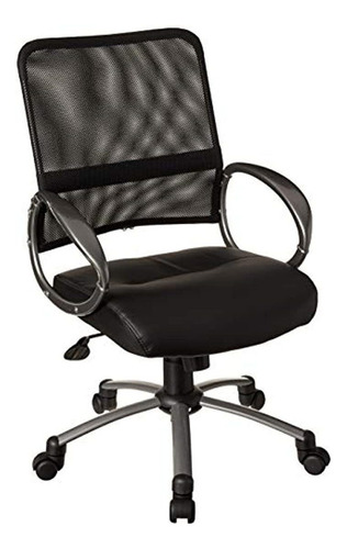 Boss Office Products - Silla De Trabajo Con Respaldo De Mall