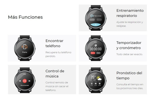 Imagen 5 de 10 de Smartwatch Haylou Solar Ls05 Reloj Inteligente Bluetooth