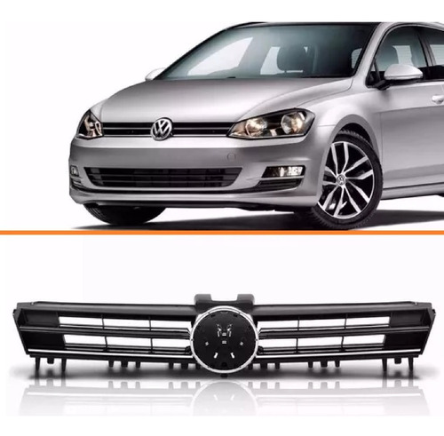 Grade Golf Mk7 2014 2015 2016 Com Moldura Cromada