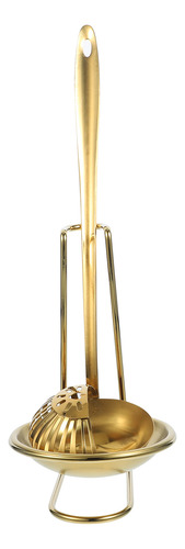 Cuchara De Cocina Con Reposacucharas De Acero Inoxidable