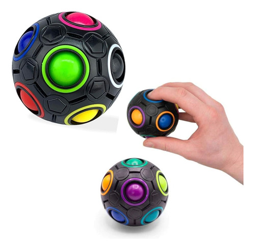 Cubo Magico Pelota Fidget Toy Ball Antiestres Ingenio Popit 