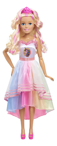 Just Play Barbie - Muñeca De Fiesta De Unicornio De 28 Pulga