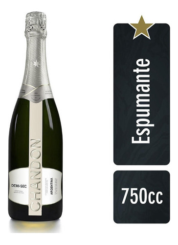 Espumante Chandon Demi Sec 1 Unidad 750cc