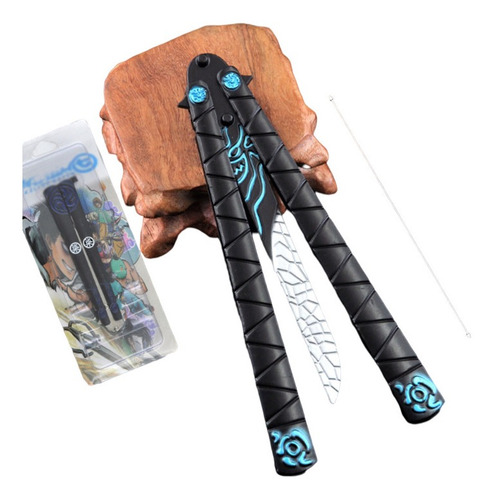 Cuchillo De Entrenamiento Con Forma De Mariposa Sin Filo