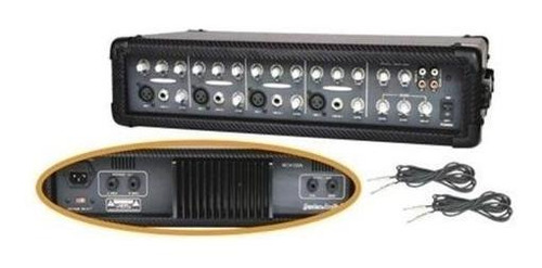 Consola Potenciada 4 Can/4 Xlr,2x75w/4o BLG Mc4150a