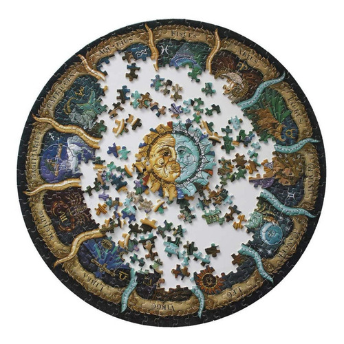 Imagen 4 de 5 de Rompecabezas Mandala Zodiaco, 500 Piezas