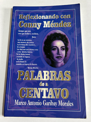 Libro Reflexionando Con Conny Méndez - Garibay - Oferta